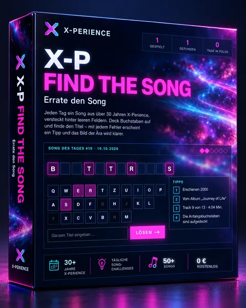 X-P Find the Song – Spielschachtel
